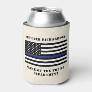 Zollpolizei Thin Blue Line Polizei Dosenkühler