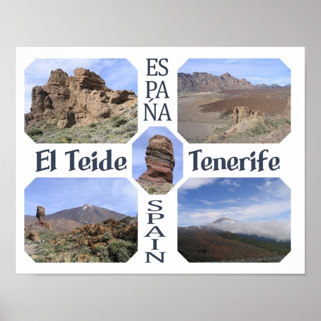 Zollposter El Teide Poster (Vorne)