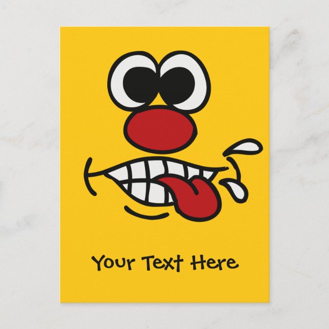 Zollpostkarten aus der "Funny Face" Postkarte (Vorderseite)