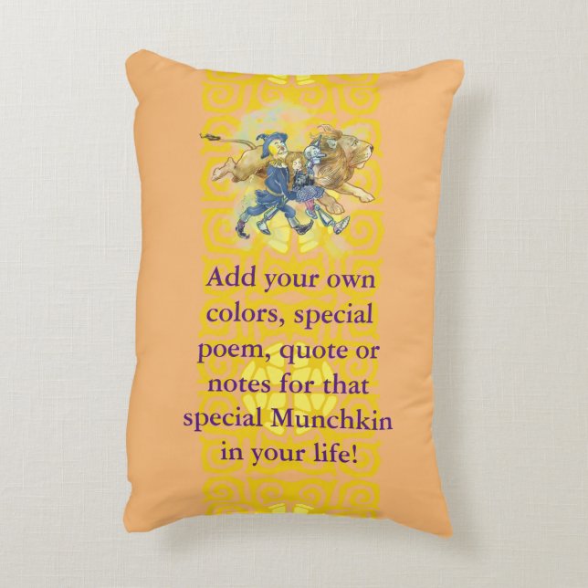 ZOLLREICHE KLASSIKER WIZARD VON OZ PILLOW DEKOKISSEN (Rückseite(Vertikal))