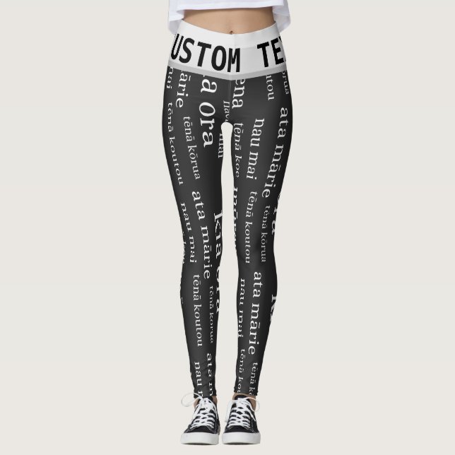 ZOLLREICHE Leggings Neuseelands (Vorderseite)