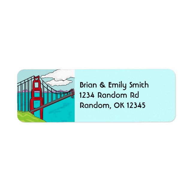 Zollschilder für San Francisco Cali (Vorne)