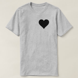 ZOLLSCHWARZES HERZ T-Shirt