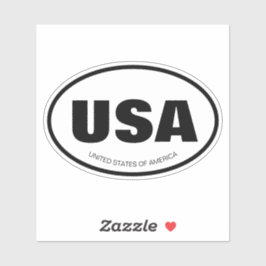 Zollspezifisches Land oder Staat Abkürzung für ova Aufkleber