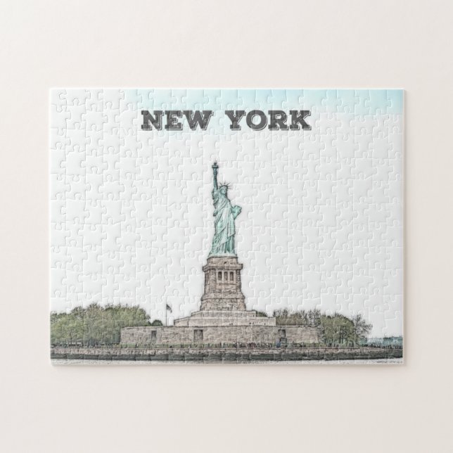 Zollstatue der Freiheit - New York City (Horizontal)