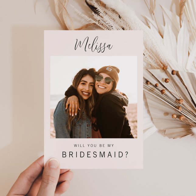 Zolltarifausweis: Sie werden meine Bridesmaid-Kart Postkarte (Von Creator hochgeladen)