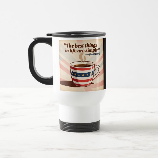 Zolltarifliche Reiseumarmung - 14oz Hot Drink Cup Reisebecher (Links)