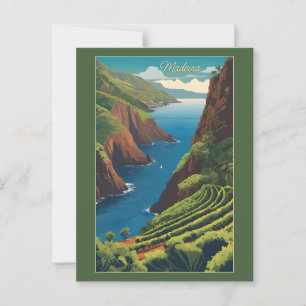 Zolltariflicher Text Madeira Portugal Postkarte