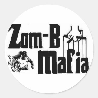 Zom-b-Mafia Runder Aufkleber