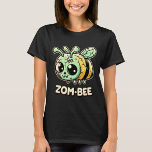 Zom-Biene Adoritable Creepy Zombie Bee Cartoon Hal T-Shirt