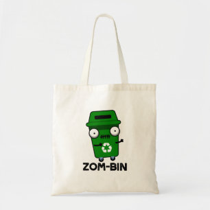 Zom-bin Funny Halloween Zombie Müller Pun Tragetasche