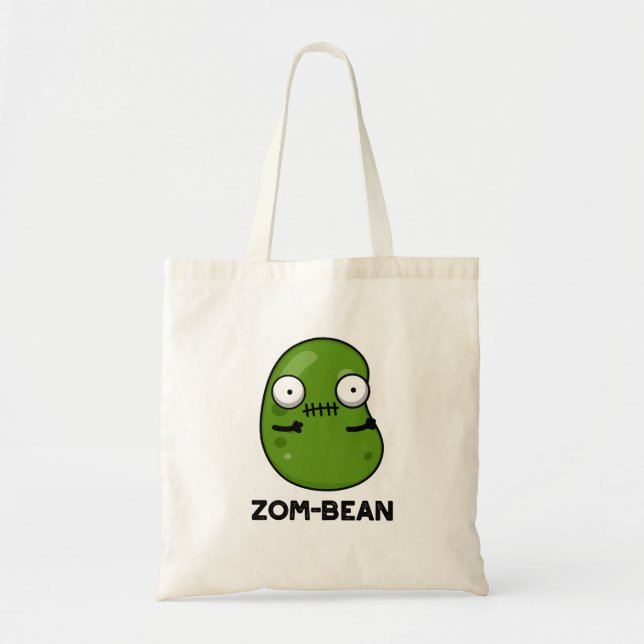 Zom-Bohnen-Funny Halloween Zombie Bean Pun Tragetasche (Vorne)