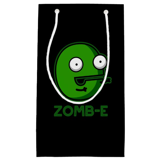 Zomb-E Funny Halloween Zombie Alphabet Pun Kleine Geschenktüte (Vorderseite)