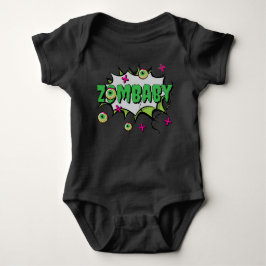 "ZomBaby" Funny Funky Niedlich PopArt Halloween Zo Baby Strampler