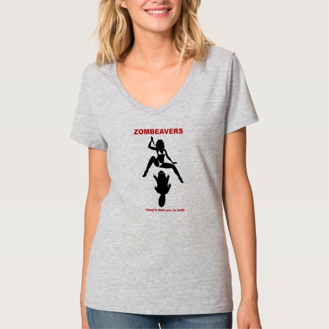 ZOMBEAVERS T - Shirt (Vorderseite)