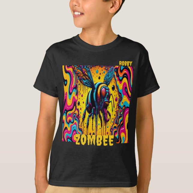Zombee Anpassbare Jungs T-Shirt (Vorderseite)