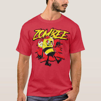 Zombee Zombie Bee Halloween für Beekeper Yellow B T-Shirt