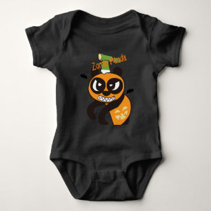 Zombi Panda Baby Bodysuit Strampler