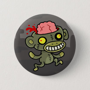 Zombie-Affeknopf Button