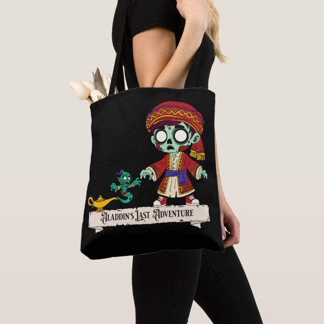 Zombie Aladdin & Zombie Genie Tasche (Von Nahem)