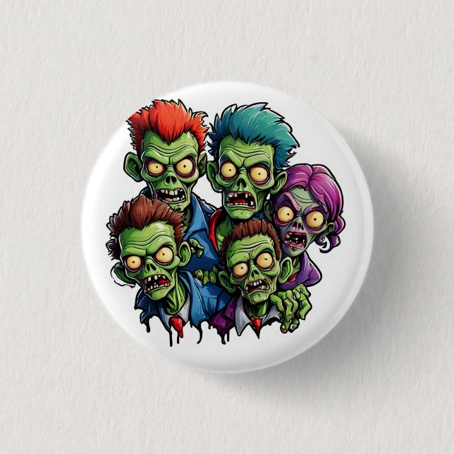 Zombie Apokalypse Button (Vorderseite)