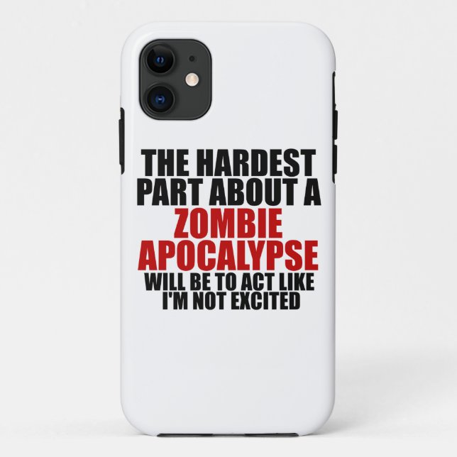 Zombie-Apokalypse Case-Mate iPhone Hülle (Rückseite)