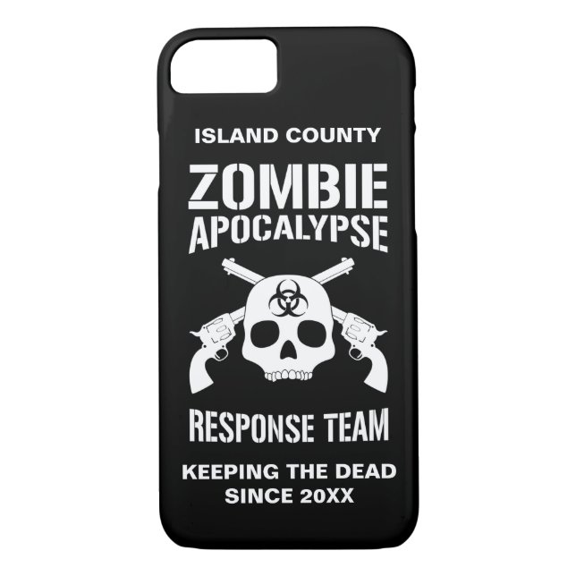 Zombie-Apokalypse Case-Mate iPhone Hülle (Rückseite)