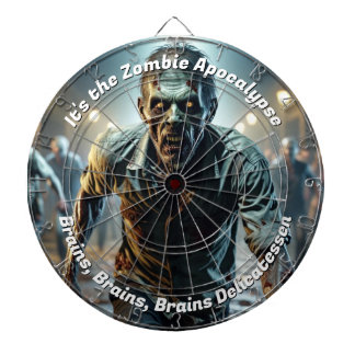 Zombie Apokalypse Creepy Funny Dartscheibe