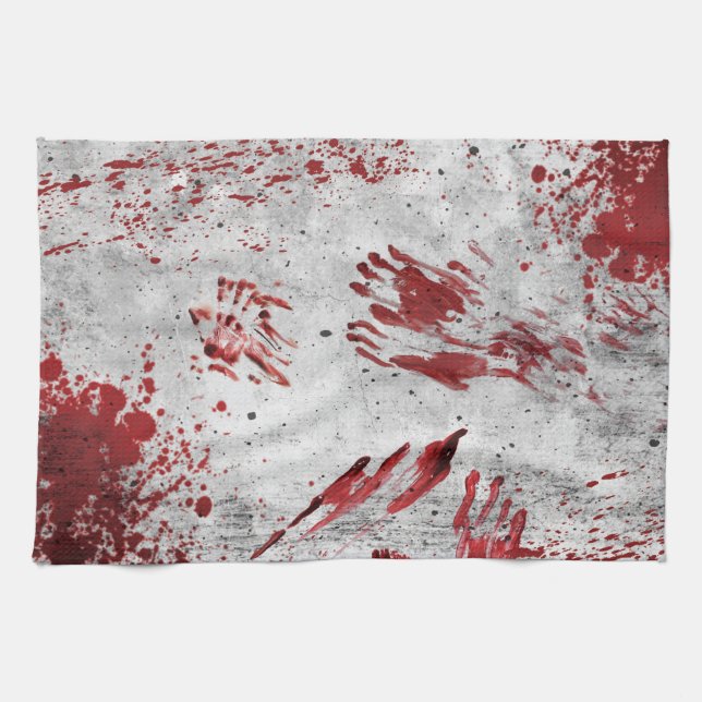 Zombie Apokalypse Design Teetuch Küchentuch (Horizontal)