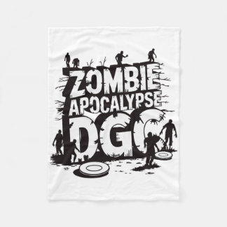 Zombie-Apokalypse Dgc Lustiger Disc Golf Zombie Fa Fleecedecke