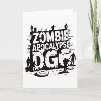 Zombie-Apokalypse Dgc Lustiger Disc-Golf-Zombie-Li Karte
