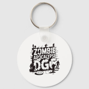 Zombie-Apokalypse Dgc Lustiger Disc-Golf-Zombie-Li Schlüsselanhänger