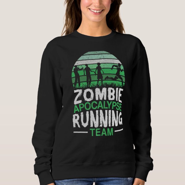 Zombie-Apokalypse, die Halloween-Trick im Team läu Sweatshirt (Vorderseite)