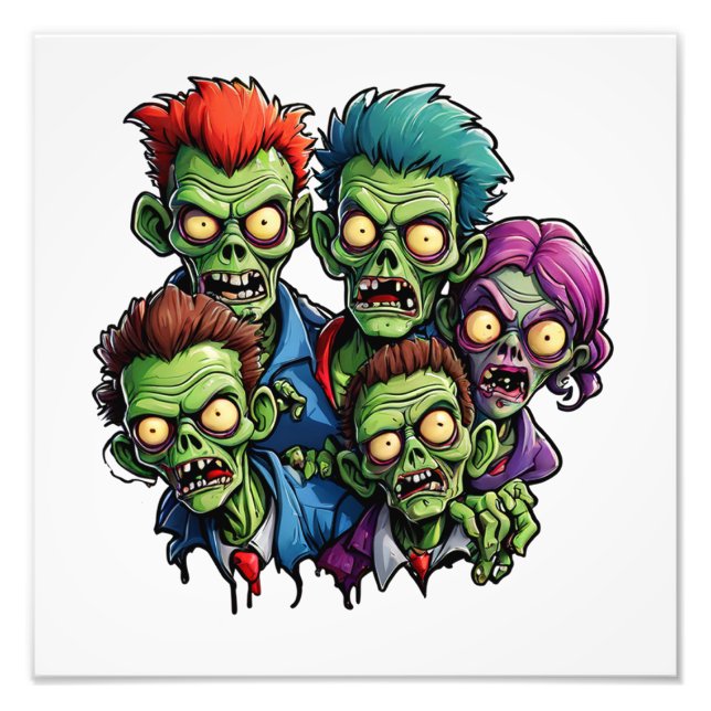 Zombie Apokalypse Fotodruck (Vorne)