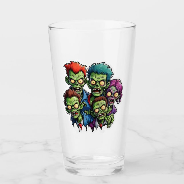 Zombie Apokalypse Glas (Vorderseite)