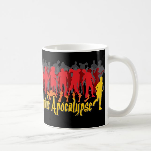Zombie-Apokalypse Kaffeetasse (Rechts)