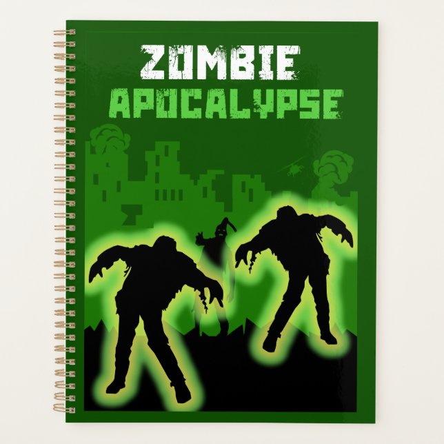 Zombie Apokalypse Kids Planer (Vorderseite)
