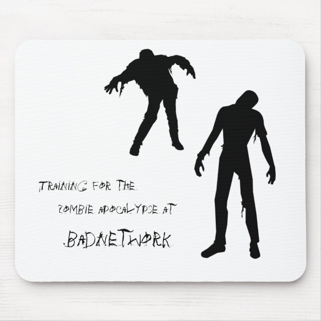 Zombie-Apokalypse-Mausunterlage Mousepad (Vorne)
