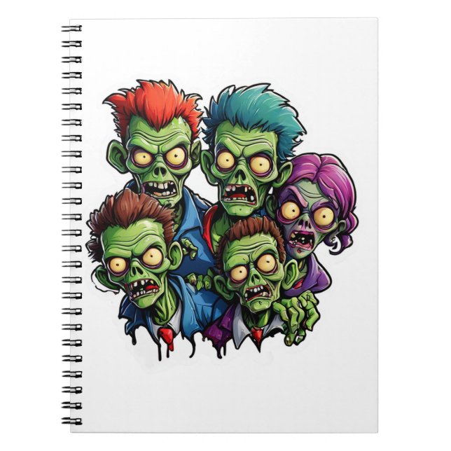 Zombie Apokalypse Notizblock (Vorderseite)