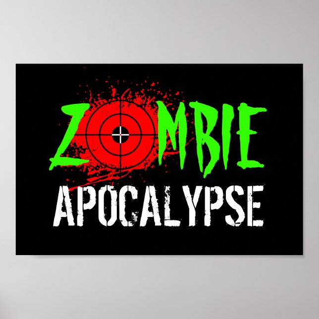 Zombie Apokalypse Poster (Vorne)