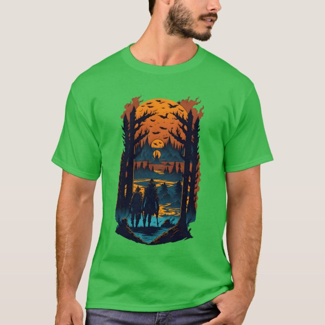 Zombie-Apokalypse-Regencamp-Boy T-Shirt (Vorderseite)