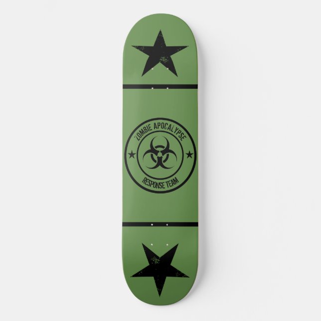Zombie Apokalypse Response Team Skateboard (Vorderseite)