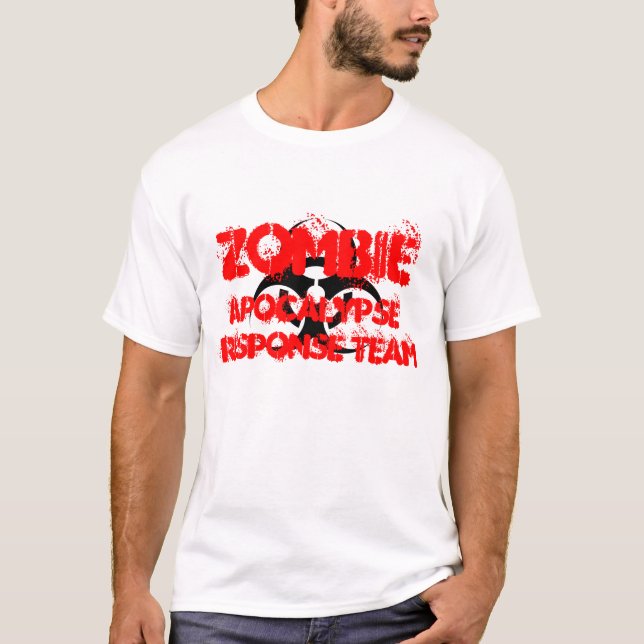 Zombie-Apokalypse-Team T-Shirt (Vorderseite)