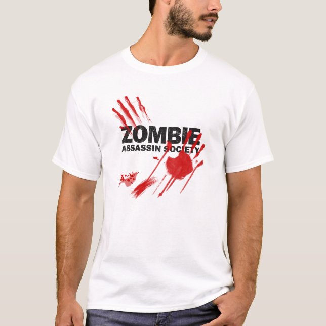 Zombie-Assassassin-Gesellschaft T-Shirt (Vorderseite)
