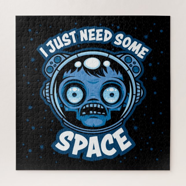 Zombie Astronaut braucht etwas Platz (Vertikal)