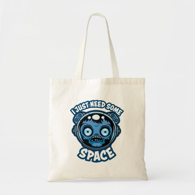 Zombie Astronaut braucht etwas Platz Tragetasche (Vorne)