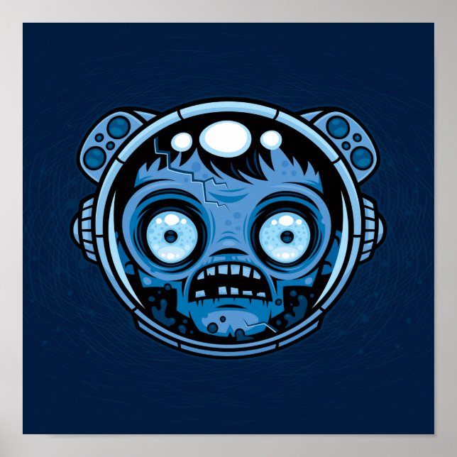 Zombie Astronaut Poster (Vorne)