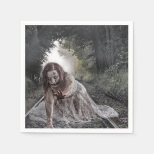 Zombie auf den Spuren Serviette