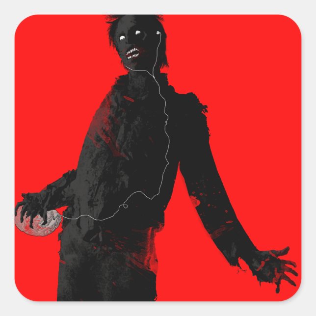 Zombie!! Aufkleber (Vorderseite)