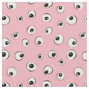 Zombie Augen Halloween Print Stoff